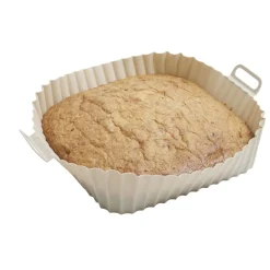Moule en silicone noir pour friteuse sans huile et à air 20x20xH6,5cm