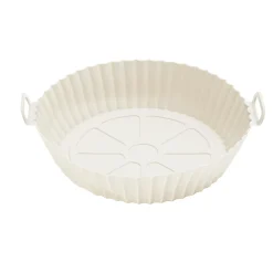 Moule en silicone rond Ø20xH5cm spécial friteuse sans huile et four