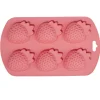 Moule à glaçons x6 silicone forme fruits 11x19cm (3 modèles)