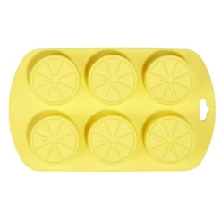 Moule à glaçons x6 silicone forme fruits 11x19cm (3 modèles)