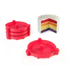 Moule à gâteau arc en ciel 4 pièces