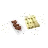 Moule à gâteau forme sapin de Noël x 6 en silicone