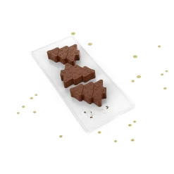 Moule à gâteau forme sapin de Noël x 6 en silicone