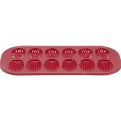 Moule 12 madeleines silicone avec armature acier 35,7x16,9xH1,8cm < Gifi Online