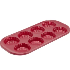 Moule 8 tartelettes silicone et armature acier 35,7x16,9xH2,3cm