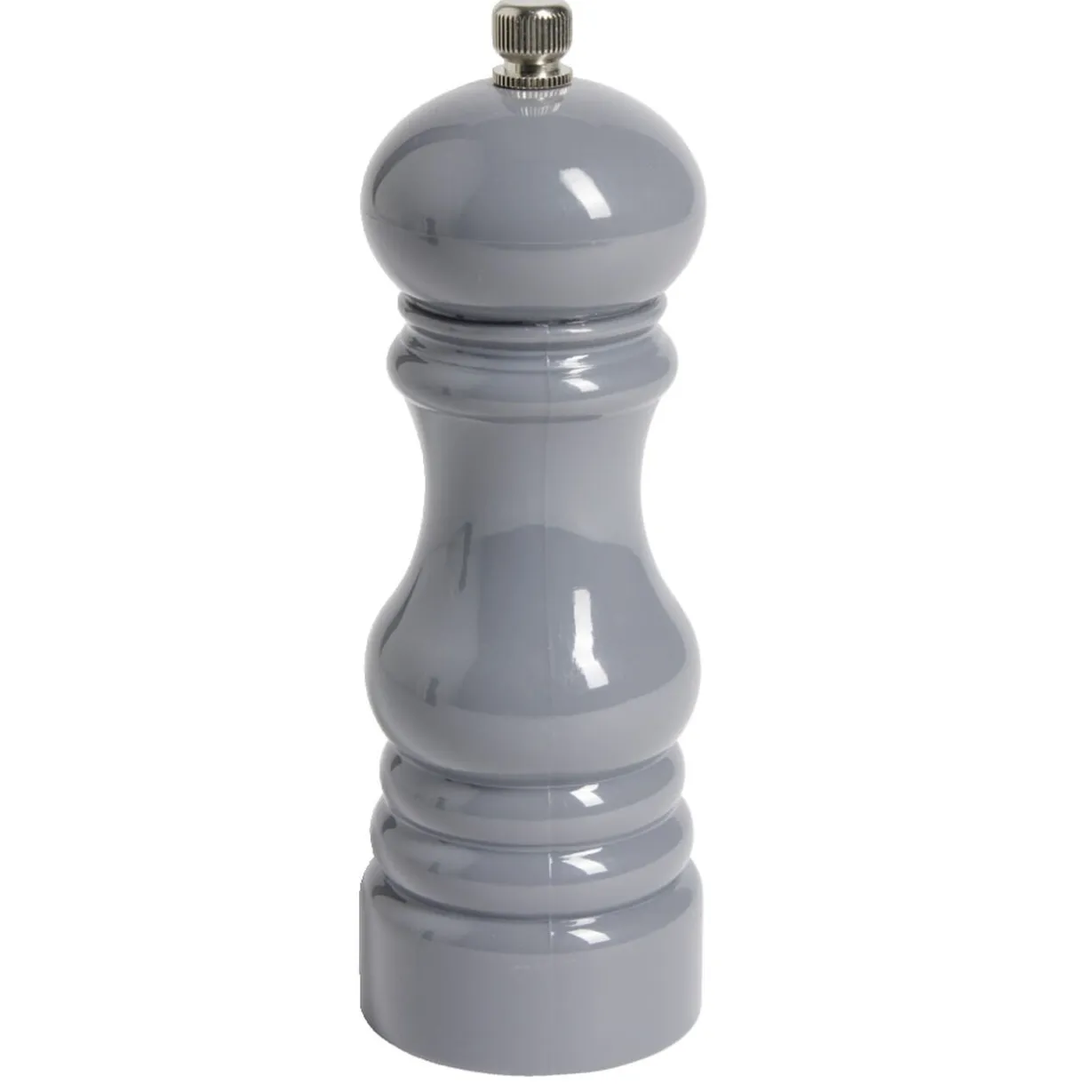 Moulin à poivre en plastique gris H17,5cm < Gifi Clearance