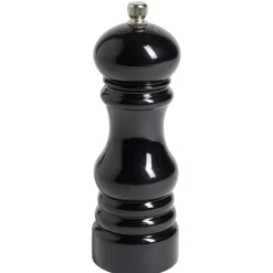 Moulin à poivre en plastique noir H17,5cm