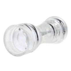 Moulin à sel et poivre x2 plastique transparent Ø5xH14cm < Gifi Discount
