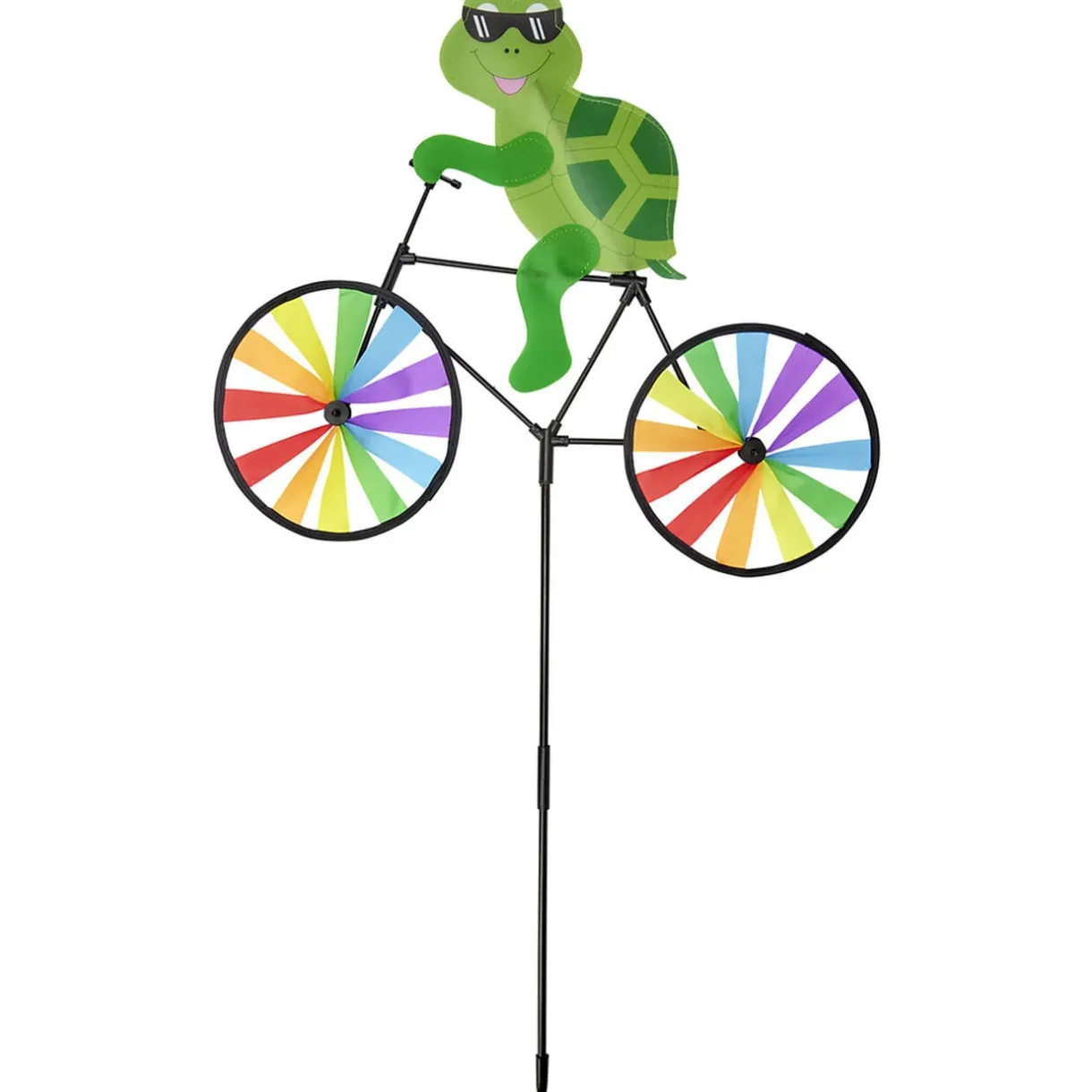 Moulin à vent à planter forme vélo multicolore H59cm (3 modèles) < Gifi Hot