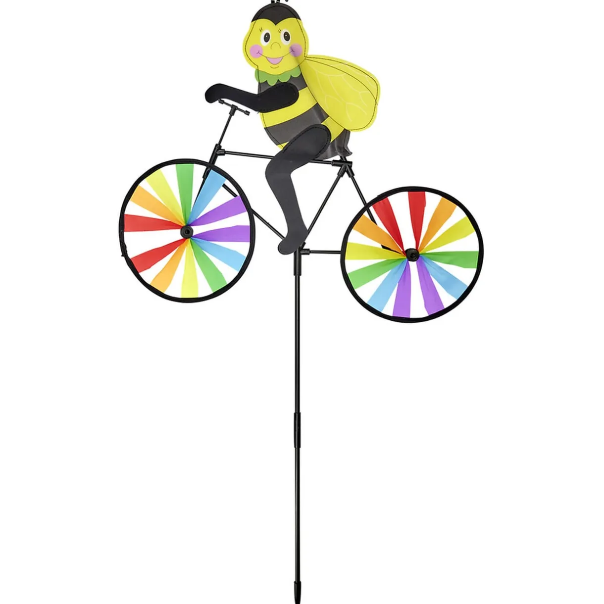 Moulin à vent à planter forme vélo multicolore H59cm (3 modèles) < Gifi Hot