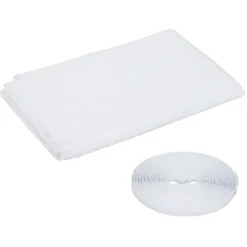 Moustiquaire agrippante pour fenêtre polyester blanc 125x160cm