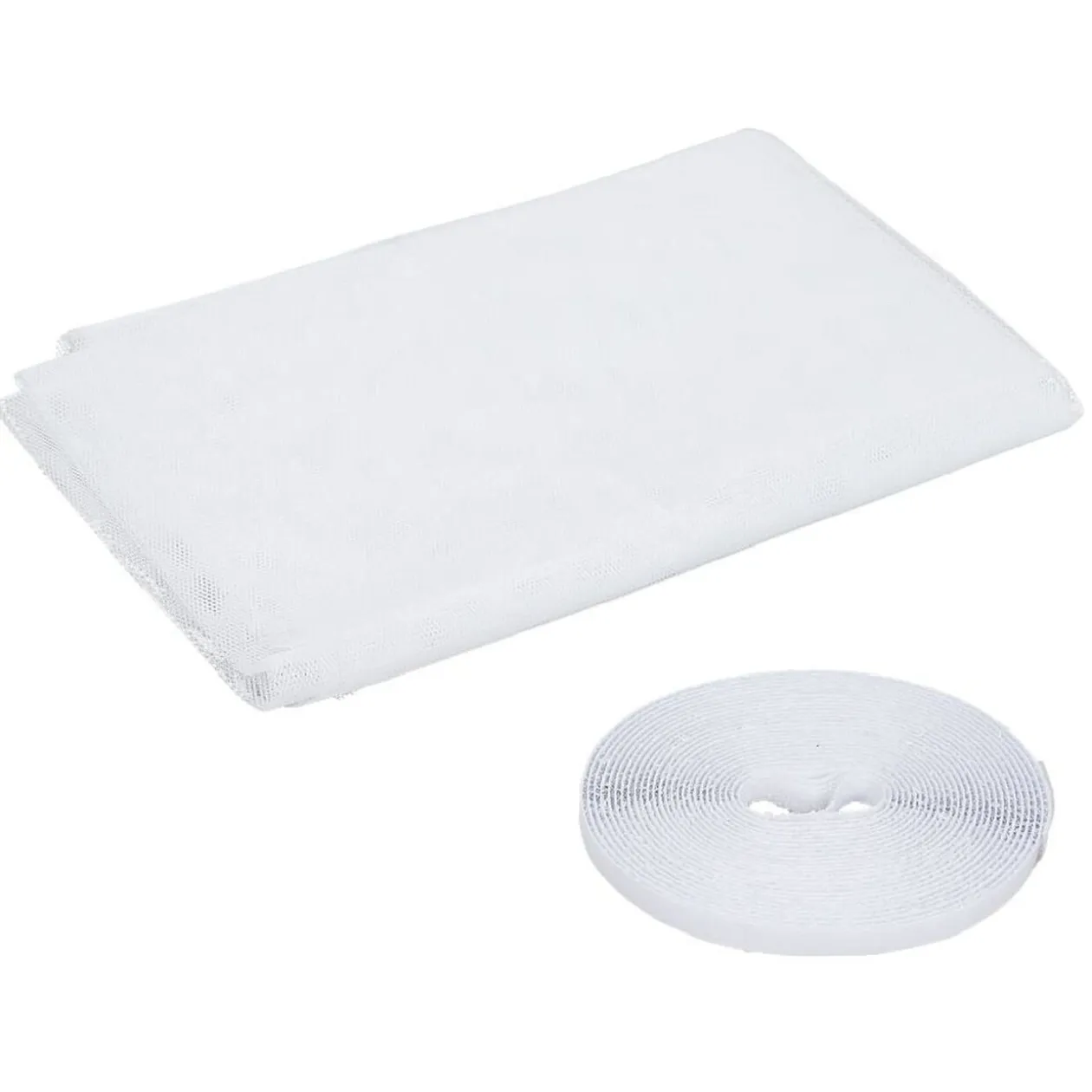 Moustiquaire agrippante pour fenêtre polyester blanc 125x160cm