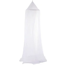 Moustiquaire ciel de lit blanc à suspendre Ø60x235x1000cm