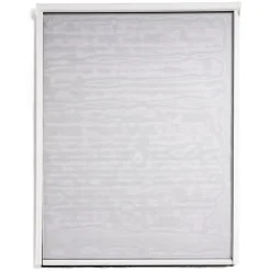Moustiquaire enroulable pour fenêtre 125x160cm PVC blanc
