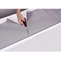 Moustiquaire enroulable pour fenêtre 125x160cm PVC blanc