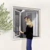Moustiquaire fenêtre semi aimantée 130x150cm < Gifi Hot