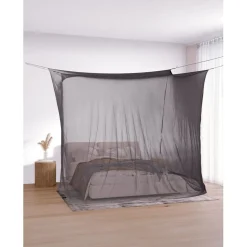 Moustiquaire filet à suspendre noir 200x200x200cm avec sac