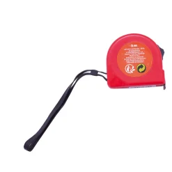Mètre en plastique rouge L 3m