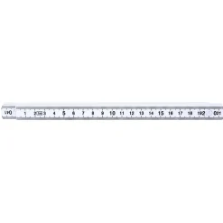 Mètre pliant 1m blanc < Gifi Online