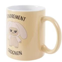 Mug céramique 30cl motif Gromimis Tendrement Grognon Ø8xH9cm
