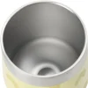 Mug de transport inox petit déjeuner Ø8xH12cm (2 modèles imprimé blanc ou jaune) < Gifi Clearance