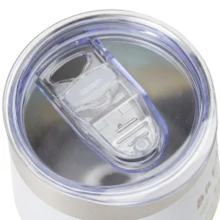 Mug de transport inox petit déjeuner Ø8xH12cm (2 modèles imprimé blanc ou jaune) < Gifi Clearance
