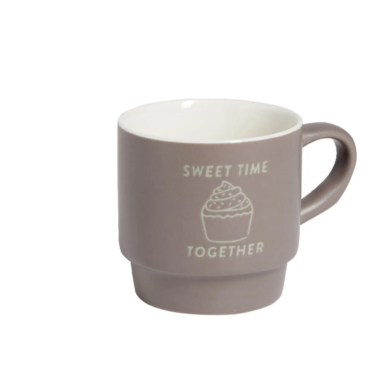 Mug empilables en céramique motifs et couleurs assorties 300ml 4 pièces < Gifi Clearance