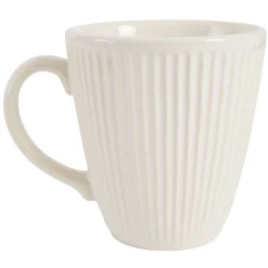 Mug faïence 60cl Myra stries extérieures en relief Ø9xH10cm (3 modèles) < Gifi Discount