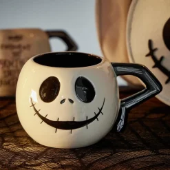 Mug Halloween Disney Mr Jack Skellington dolomite noir et blanc Ø11xH9cm < Gifi Best