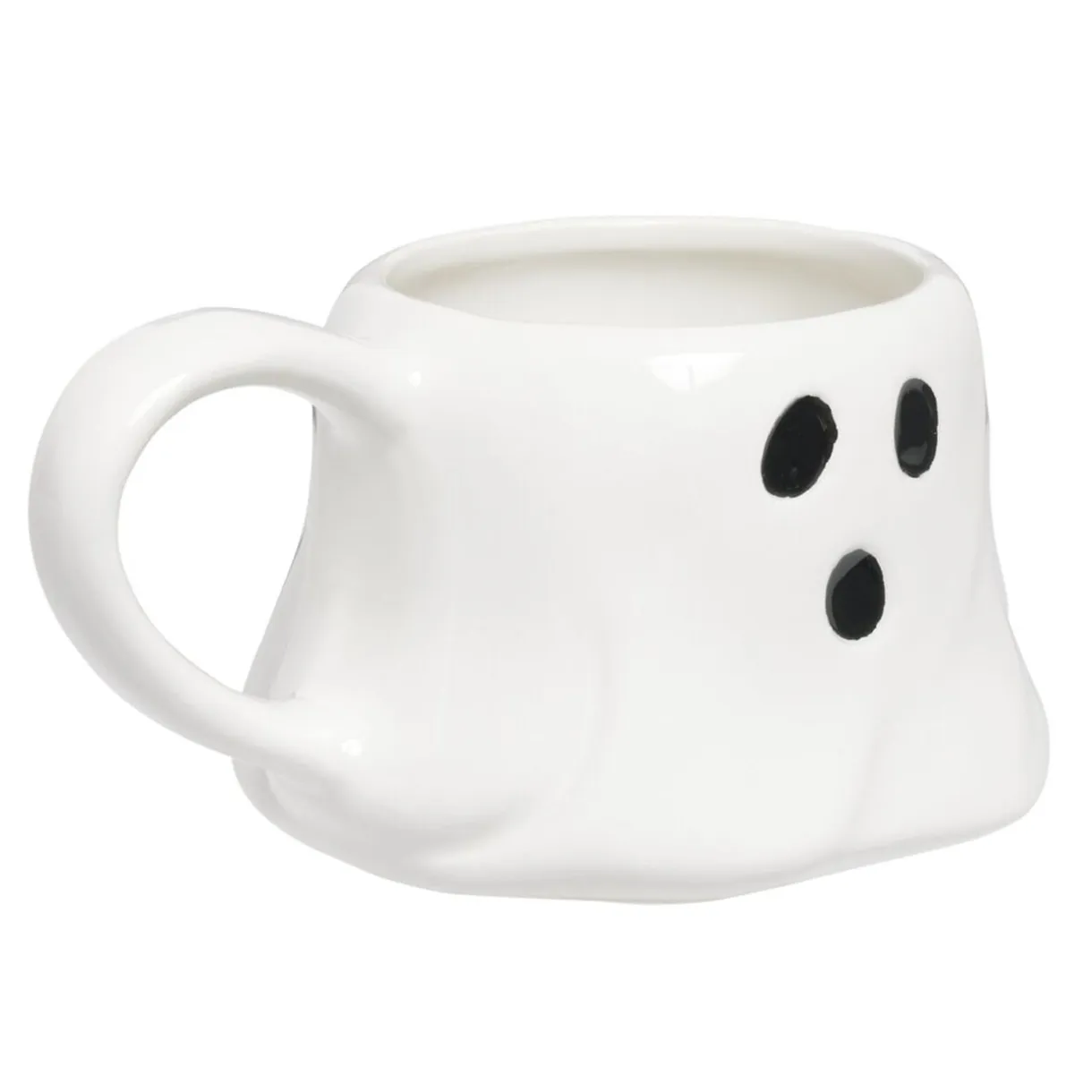 Mug Halloween forme fantôme dolomite blanc 400ml < Gifi Best