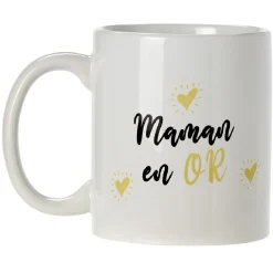 Mug imprimé Papa ou Maman en or < Gifi Clearance