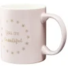 Mug inscription You are beautiful rose doré < Gifi Discount