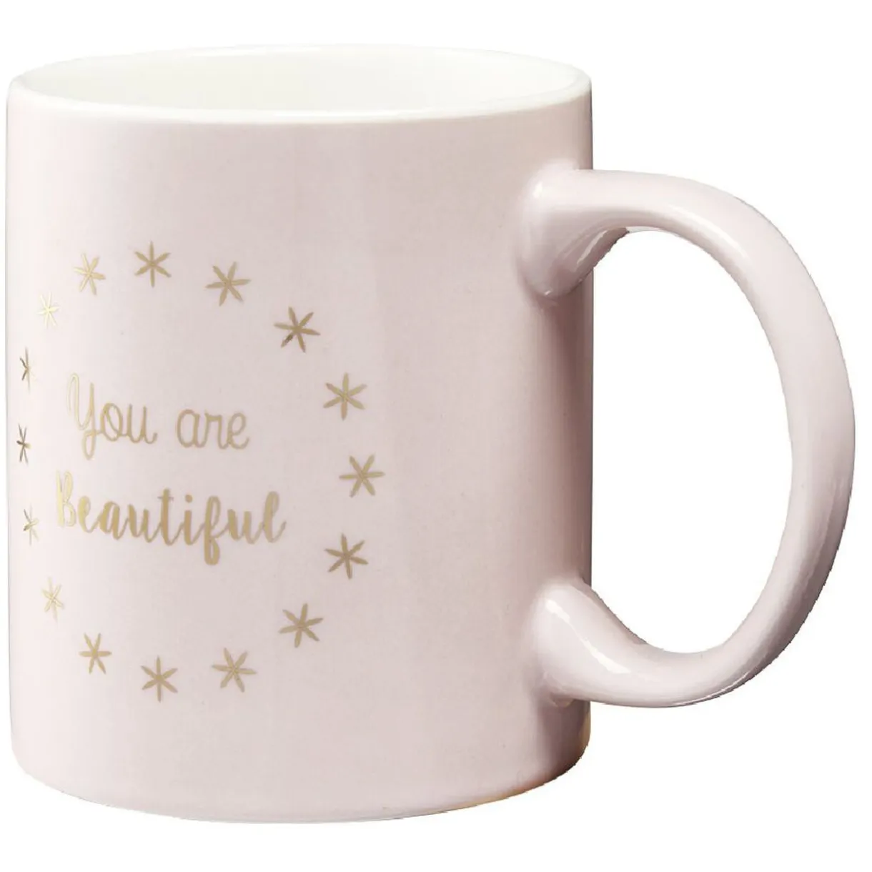 Mug inscription You are beautiful rose doré < Gifi Discount