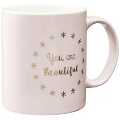 Mug inscription You are beautiful rose doré < Gifi Discount