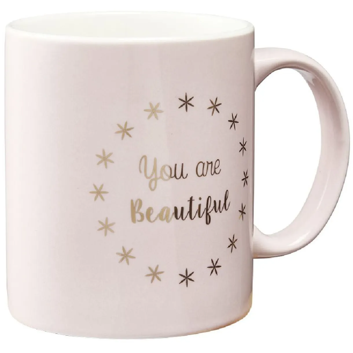 Mug inscription You are beautiful rose doré < Gifi Discount