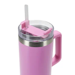 Mug isotherme 1,2L avec paille intégrée (2 modèles) < Gifi Discount