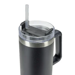 Mug isotherme 1,2L avec paille intégrée (2 modèles) < Gifi Discount
