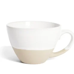 Mug Istanbul grès blanc et beige 350ml < Gifi Discount