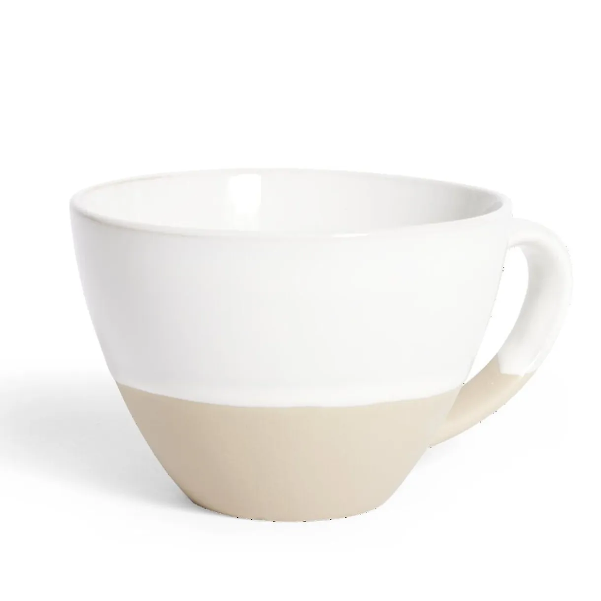 Mug Istanbul grès blanc et beige 350ml < Gifi Discount
