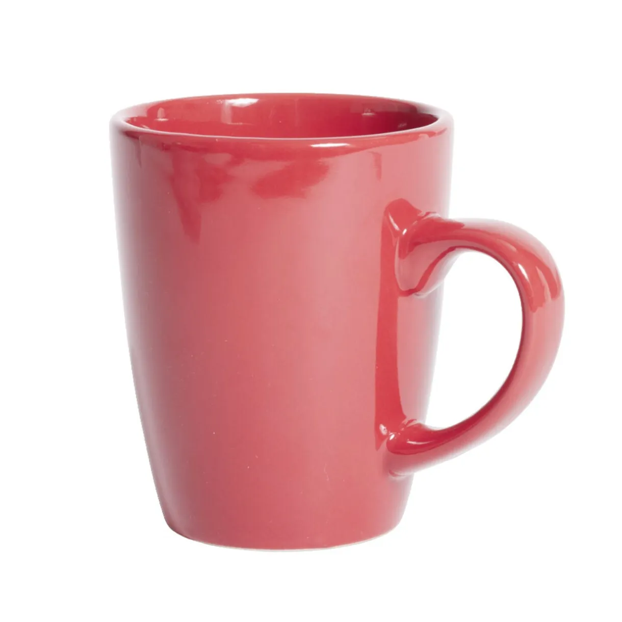 Mug Madrid faïence rouge 360ml < Gifi