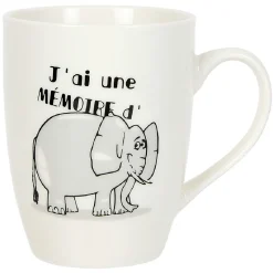 Mug porcelaine < Gifi