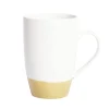 Mug porcelaine blanc et beige 500ml < Gifi Sale