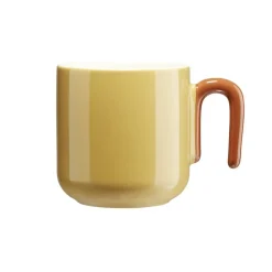 Mug porcelaine 36cl couleur unie anse originale Ø9xH9cm (4 modèles) < Gifi Outlet