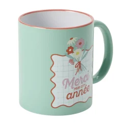 Mug remerciement Merci pour cette année 350ml céramique à motif (3 modèles) < Gifi Sale