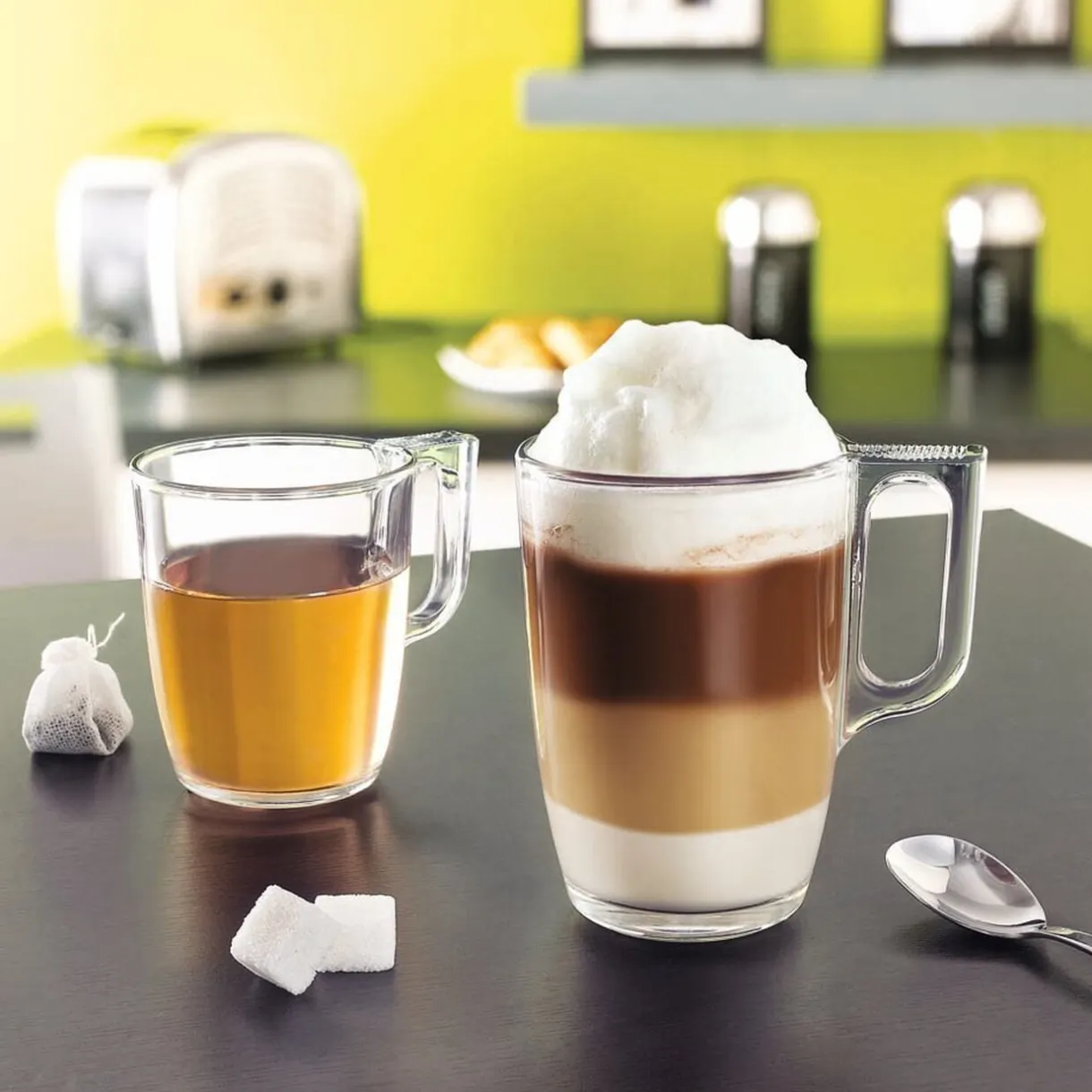 Mug transparent en verre tempé lisse Luminarc 32cl < Gifi New