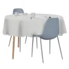 Nappe bulgomme ronde plastique EVA blanc Ø150cm
