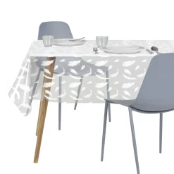 Nappe cristal rectangulaire transparente avec inscriptions 140x240cm < Gifi New