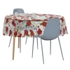Nappe cristal ronde transparente motif coquelicot Ø150cm < Gifi New