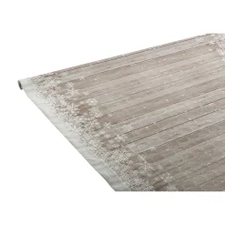 Nappe damassée motif effet bois bordure flocons < Gifi Clearance