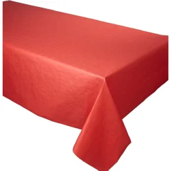 Nappe damassée rouge en papier 6 m < Gifi New